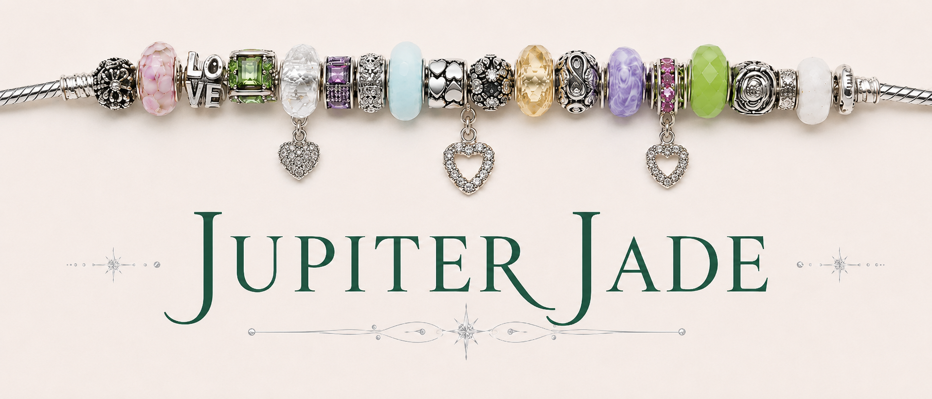 Jupiter Jade Charm Bracelets